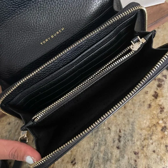 New🖤 tory Burch Thea leather crossbody/ wallet - Picture 5 of 9